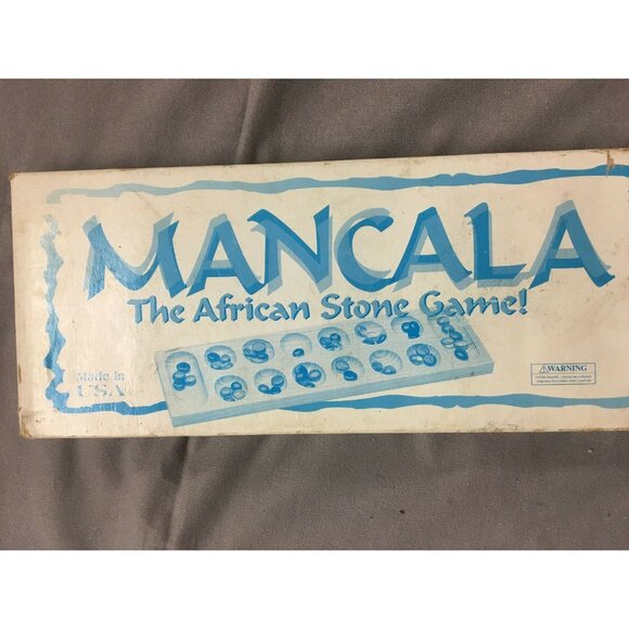Mancala-The African Stone Game 2 players NOS Ages 6+ Made USA Complete NOS - Picture 2 of 4